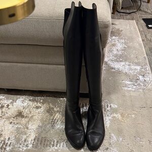 Miss Albright Black Over the Knee Boots